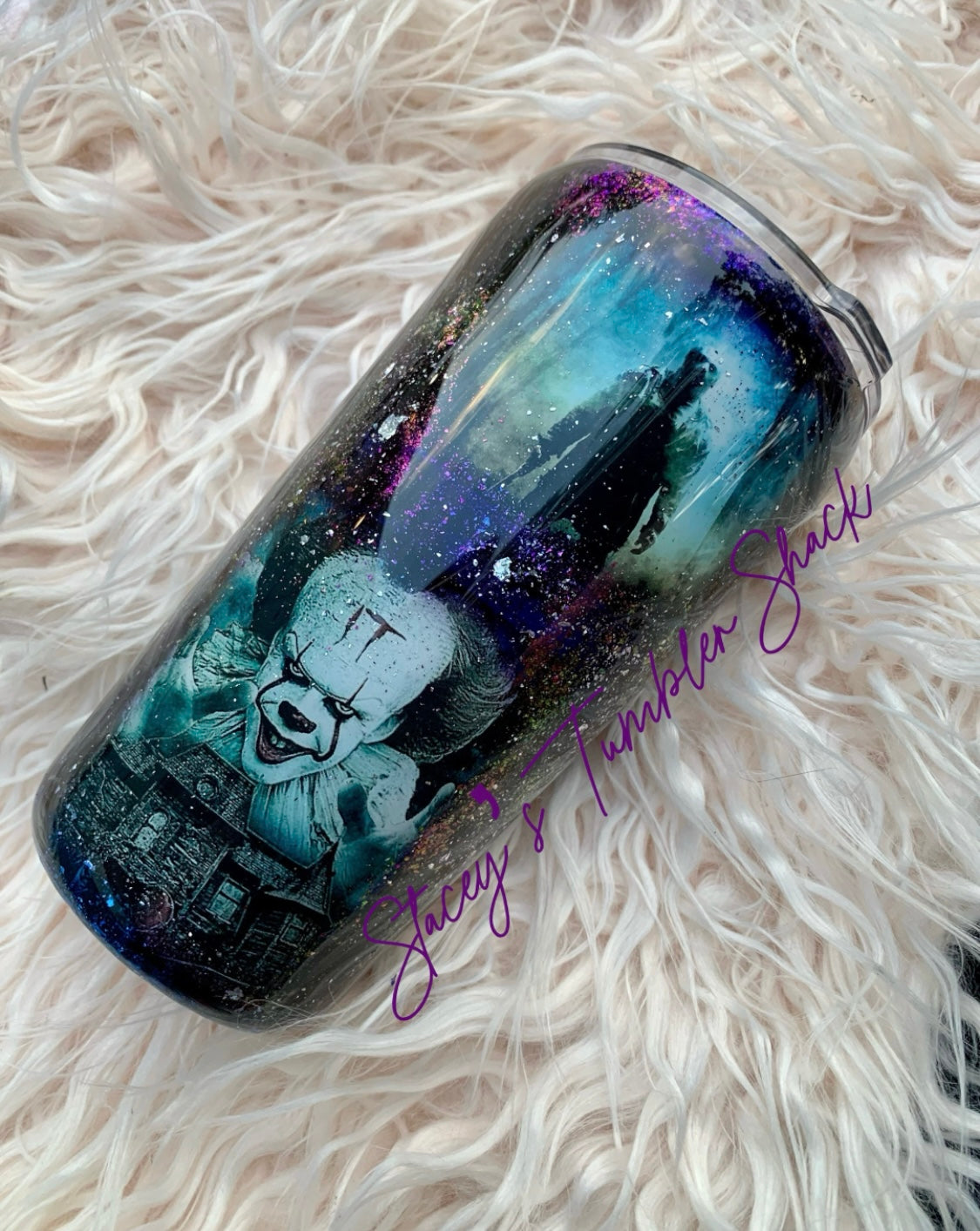 Horror themed tumbler