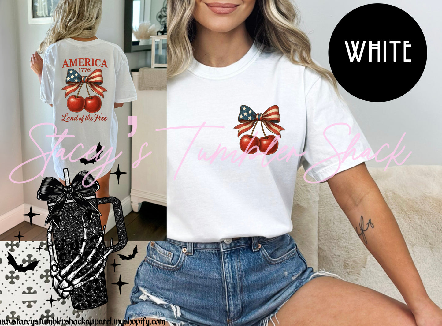 America 1776 Cherries Tee