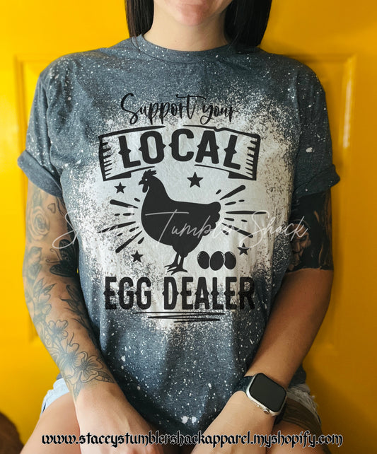 Egg Dealer Bleached Tee
