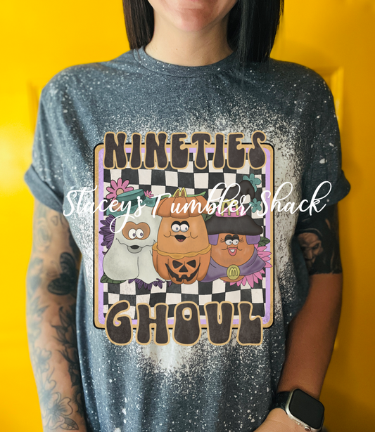 90s Ghoul bleached tee