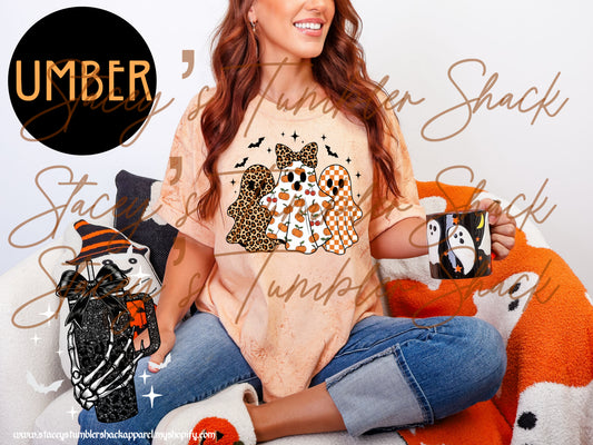 Leopard/Checkered Ghost Tee