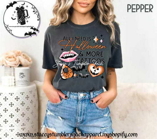 Halloween & Tattoos Tee