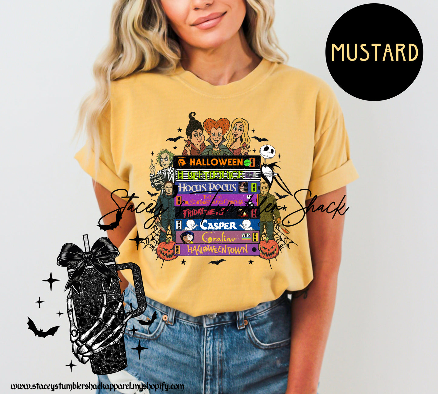 Retro Spooky Movies Tee