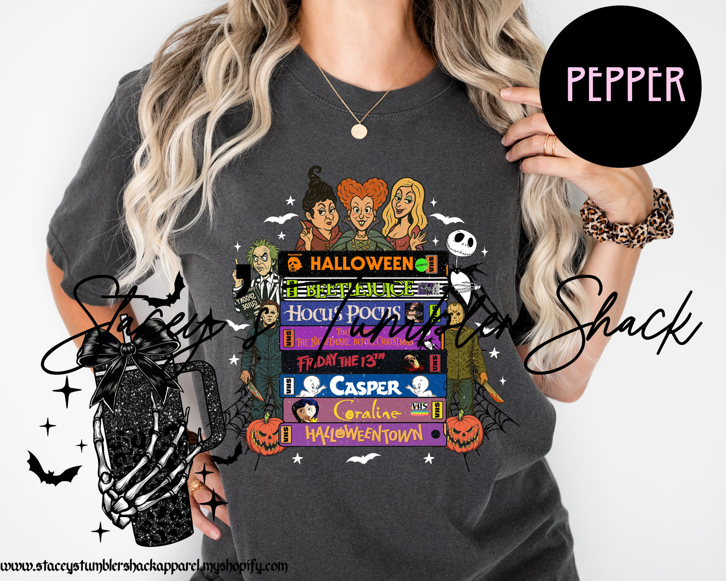 Retro Spooky Movies Tee