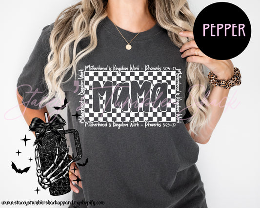 Motherhood is Kingdom Work Tee