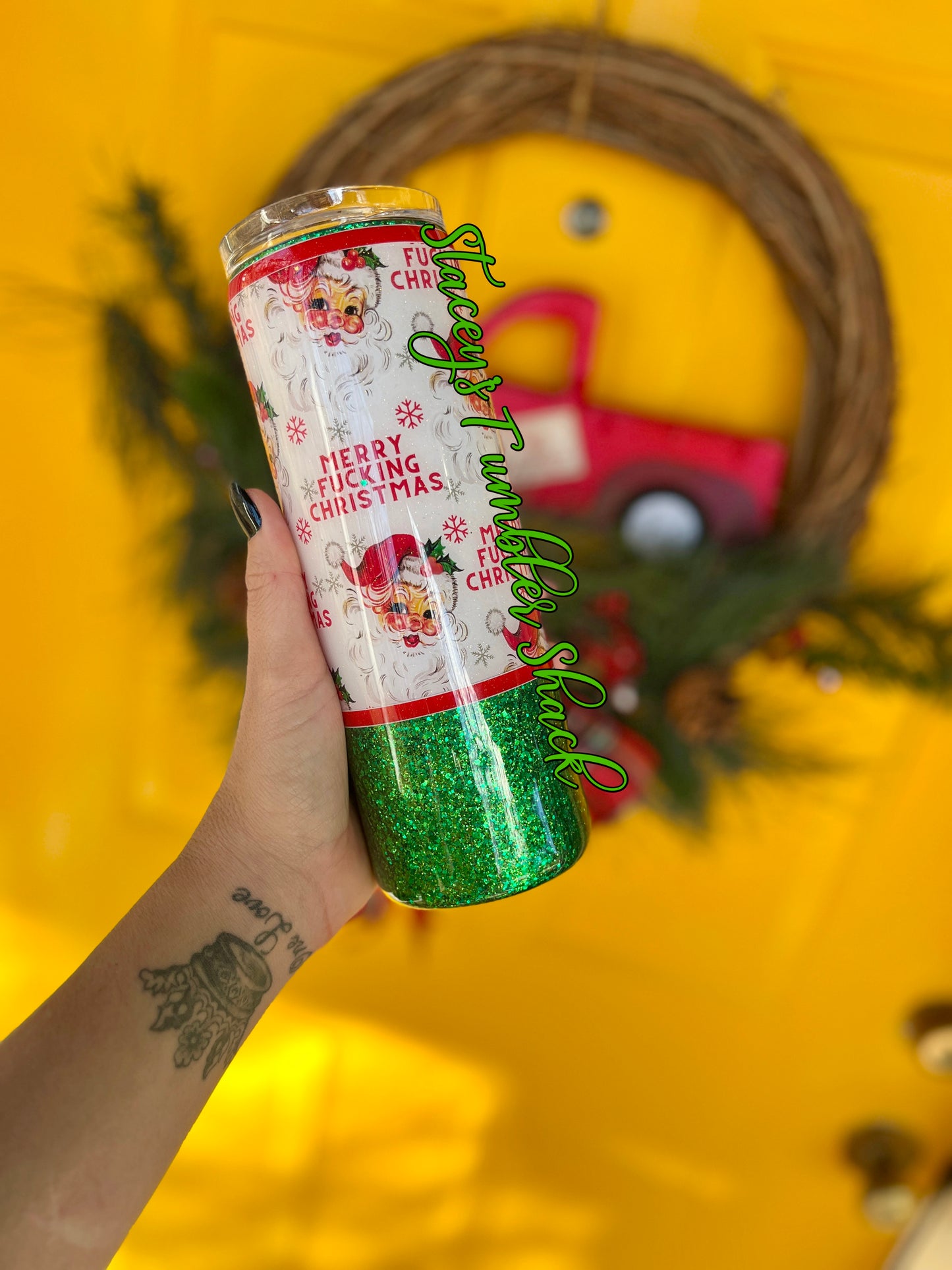 Snarky Humor Christmas Tumbler