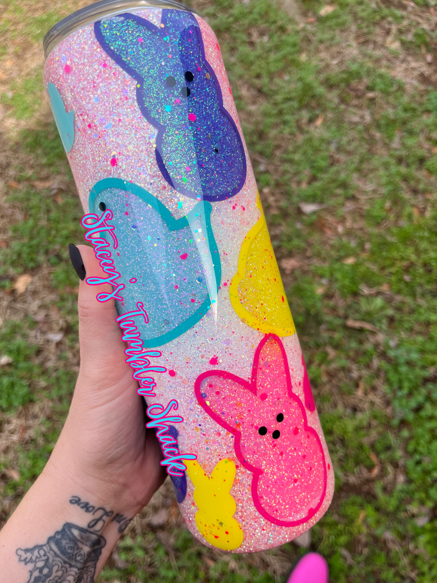 Easter Glitter Tumbler