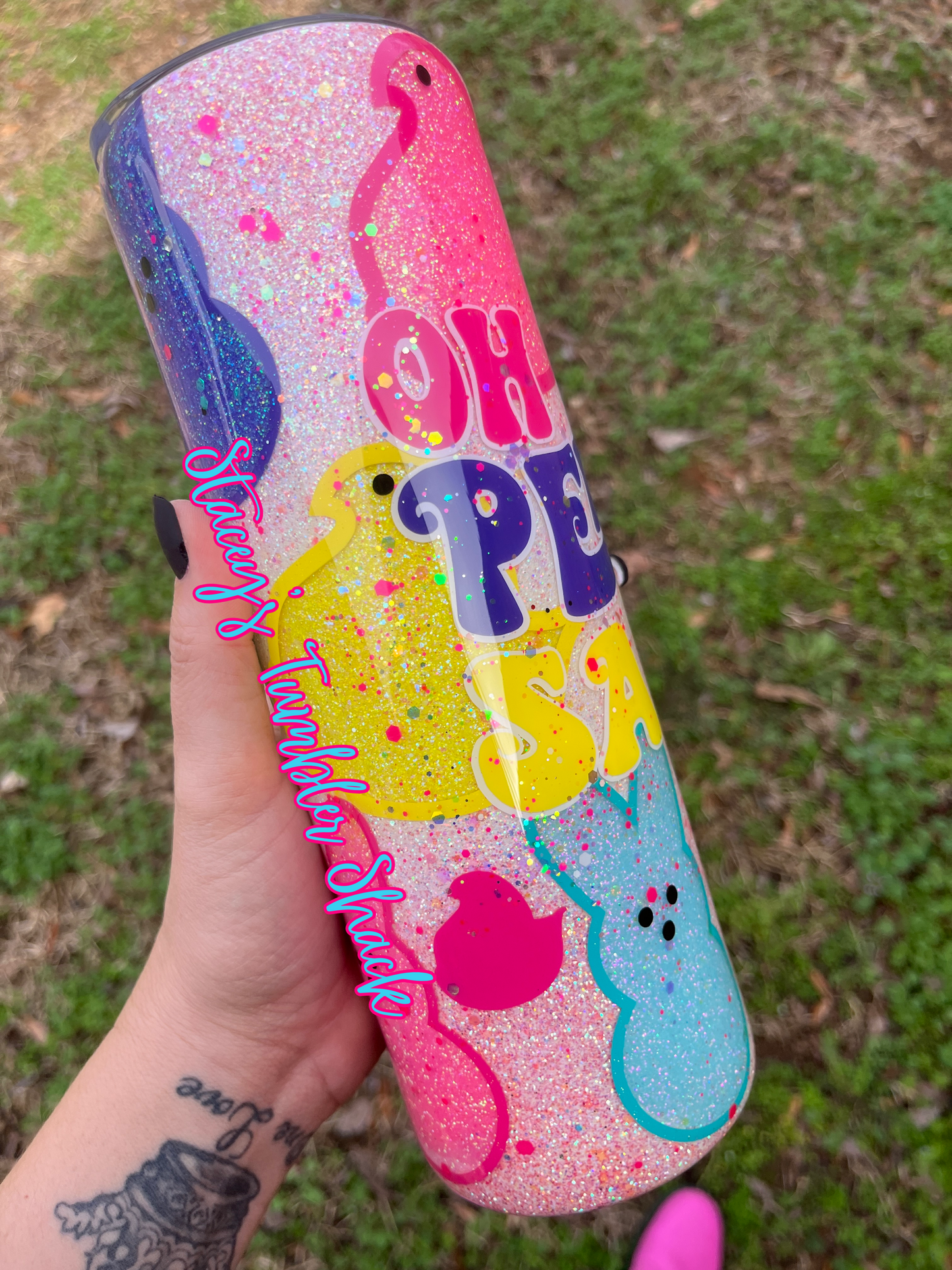 Easter Glitter Tumbler