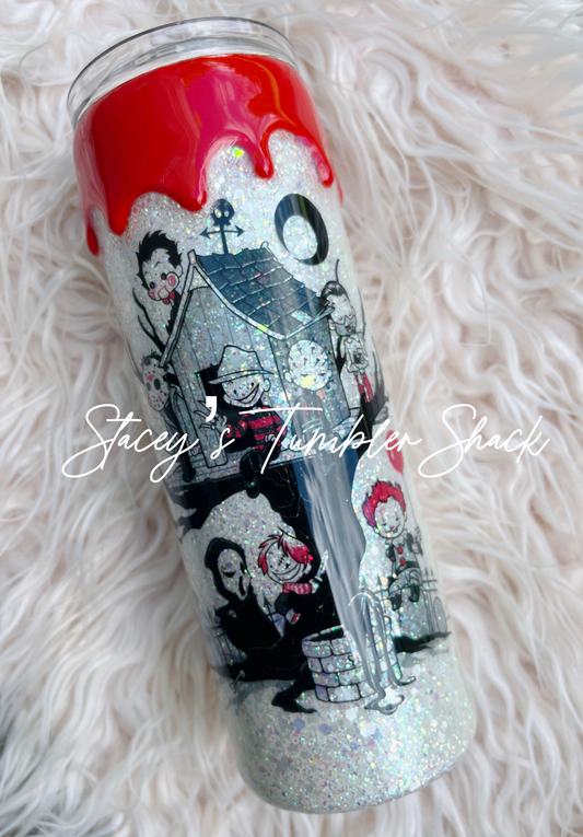 Baby Horror Glitter Epoxy Tumbler